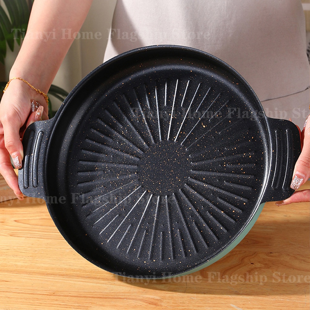 Chapa de Grelhar Redonda Antia - Korean Bbq Grill avaliação e preço